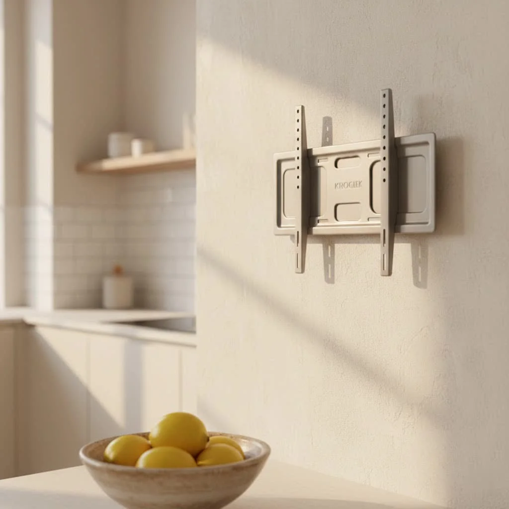 32-inch TV mounted on a wall with a sleek, modern look